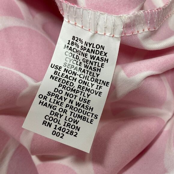 Katherine Way Pink & White Sleeveless Dress Sheath Size Small NEW - Picture 6 of 6